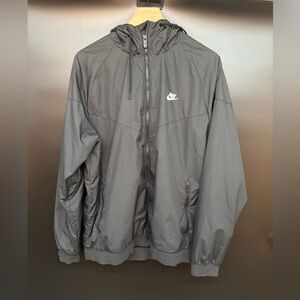 Men’s Black Nike Full Zip Wind Runner Hooded Jacket